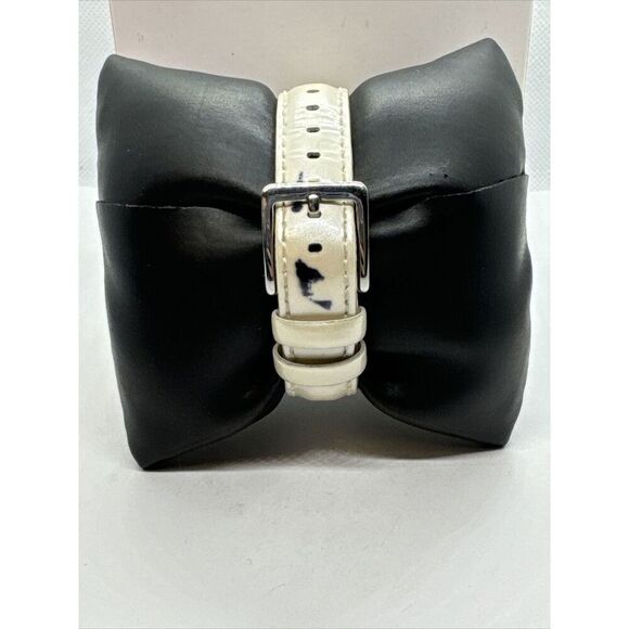 DNKY NY-8015 Women's White Leather Analog Dial Quartz Genuine Wrist Watch JNA175 - Picture 4 of 11